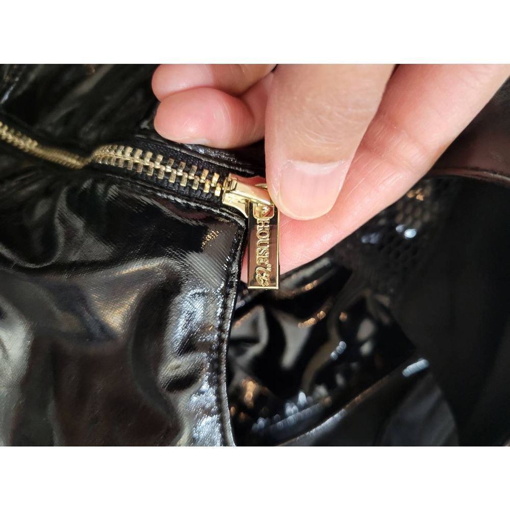 House of CB Firalla Black Vegan Leather Dress XS NWT - Picture 11 of 15